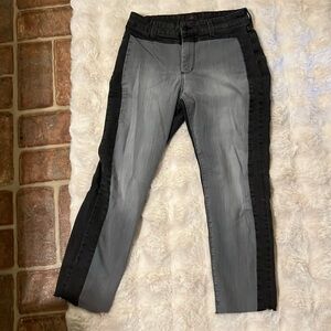 NYDJ two tone skinny jeans